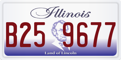 IL license plate B259677