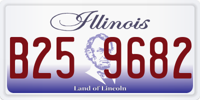 IL license plate B259682
