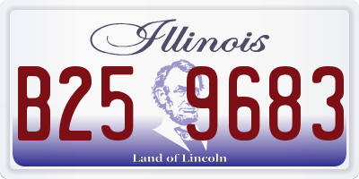IL license plate B259683