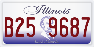 IL license plate B259687
