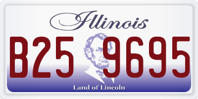 IL license plate B259695