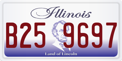 IL license plate B259697