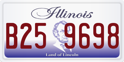 IL license plate B259698