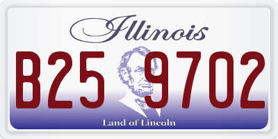 IL license plate B259702
