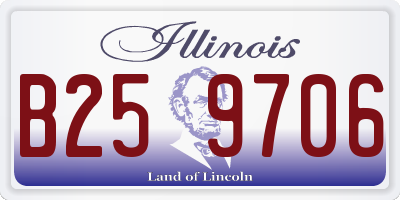 IL license plate B259706