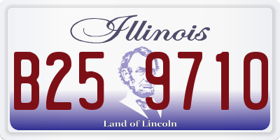IL license plate B259710