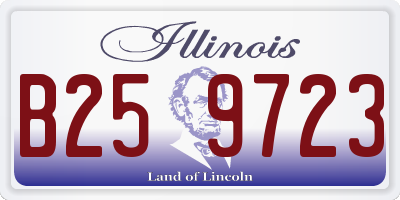 IL license plate B259723