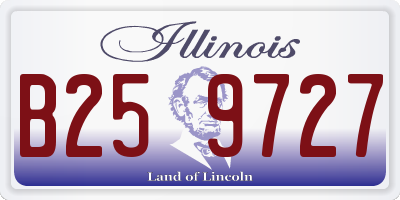 IL license plate B259727
