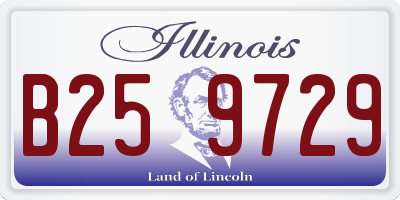 IL license plate B259729