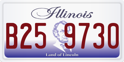 IL license plate B259730
