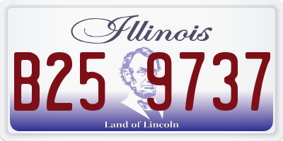 IL license plate B259737