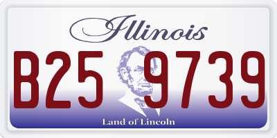 IL license plate B259739