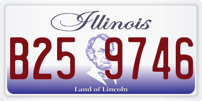 IL license plate B259746