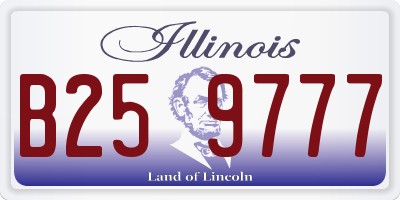 IL license plate B259777