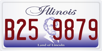 IL license plate B259879