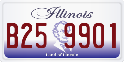 IL license plate B259901