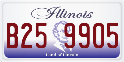 IL license plate B259905