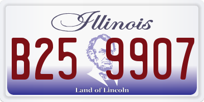 IL license plate B259907