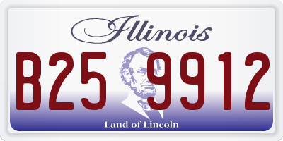 IL license plate B259912