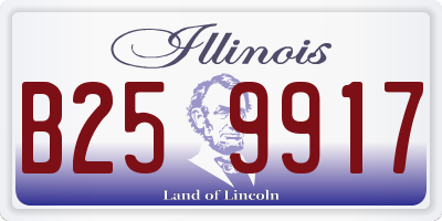 IL license plate B259917