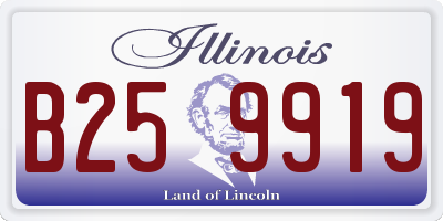 IL license plate B259919