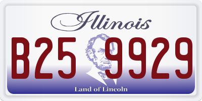IL license plate B259929