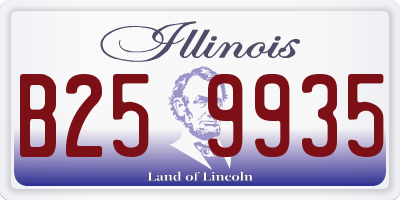 IL license plate B259935
