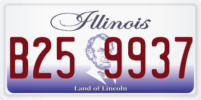 IL license plate B259937