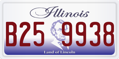 IL license plate B259938