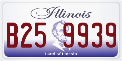 IL license plate B259939