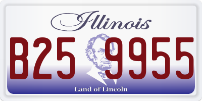 IL license plate B259955