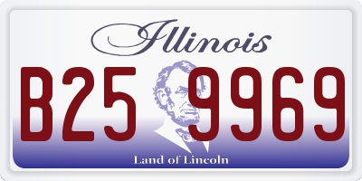 IL license plate B259969