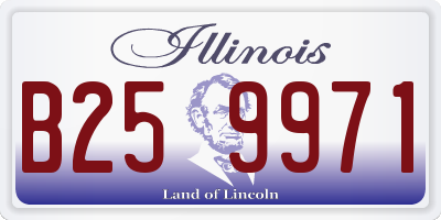 IL license plate B259971
