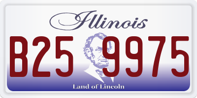 IL license plate B259975