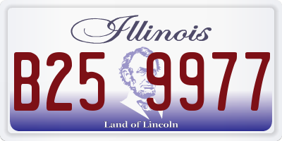 IL license plate B259977