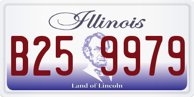 IL license plate B259979