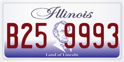 IL license plate B259993