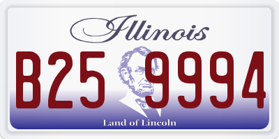 IL license plate B259994