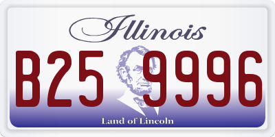 IL license plate B259996