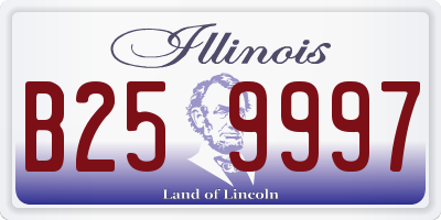 IL license plate B259997