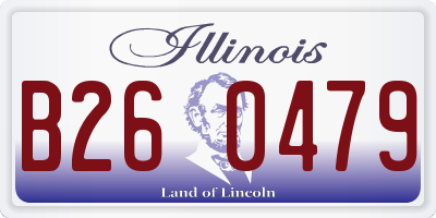 IL license plate B260479