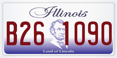 IL license plate B261090