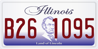IL license plate B261095