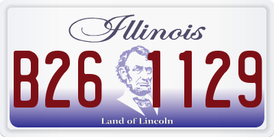 IL license plate B261129