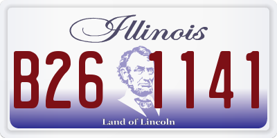 IL license plate B261141