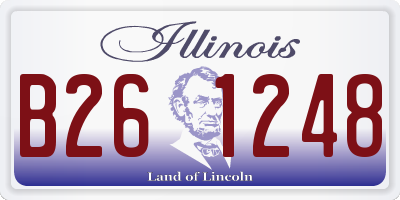 IL license plate B261248