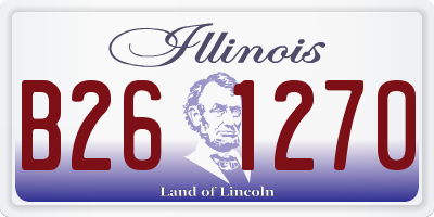 IL license plate B261270