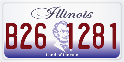 IL license plate B261281