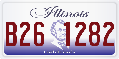 IL license plate B261282