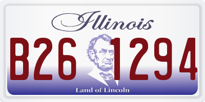 IL license plate B261294